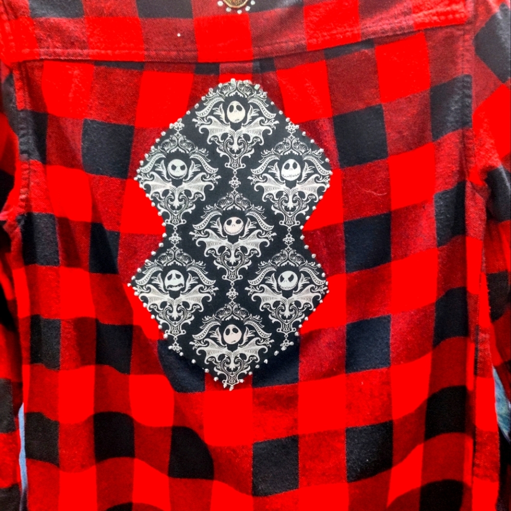 Sonoma Plaid Youth Size Large Fleece Button Down